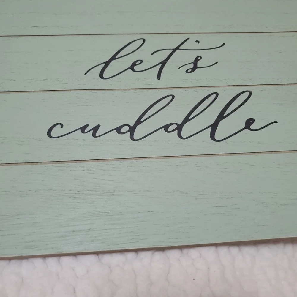 Target holidays let's cuddle sign